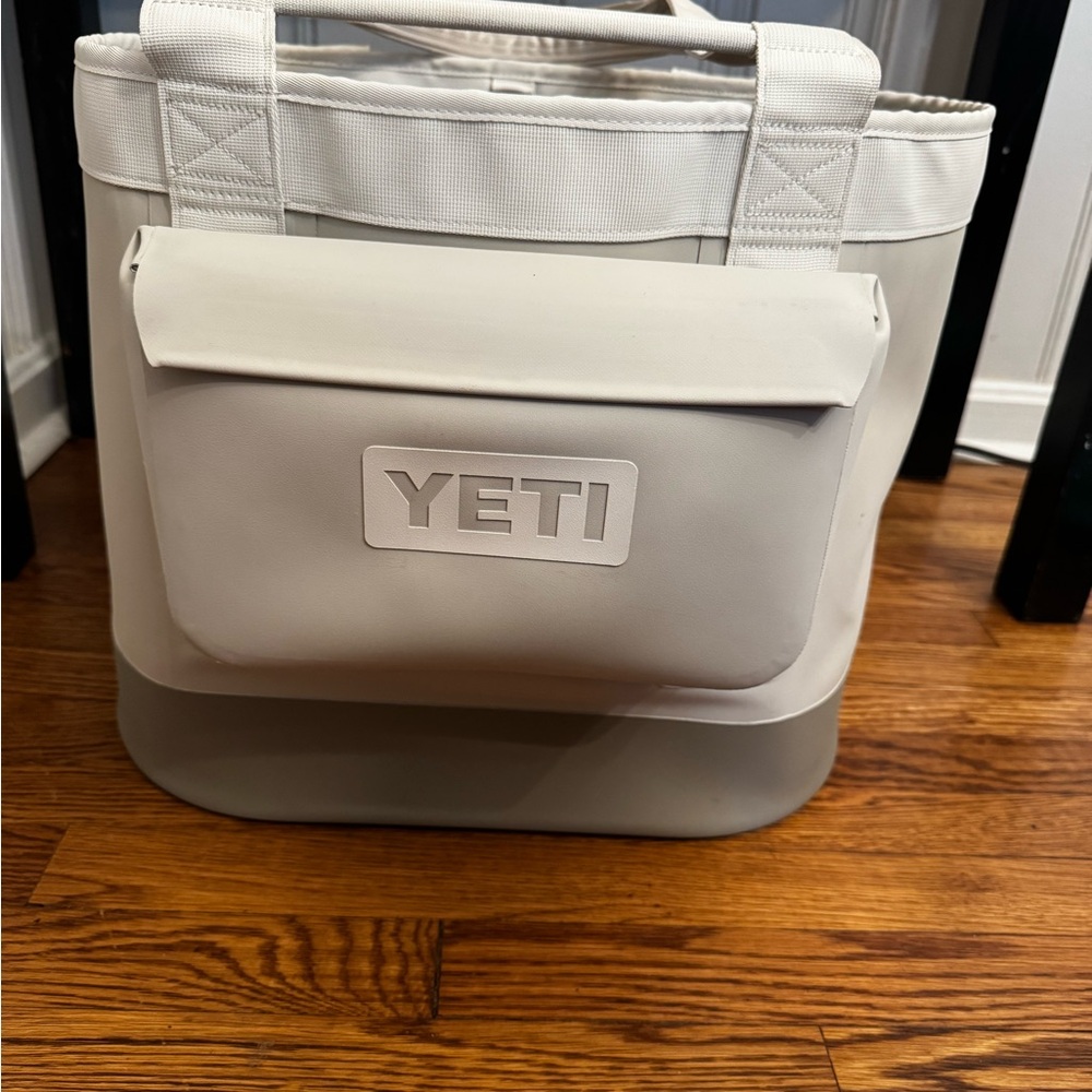 YETI Cream Carryall Tote - Picture 1 of 2